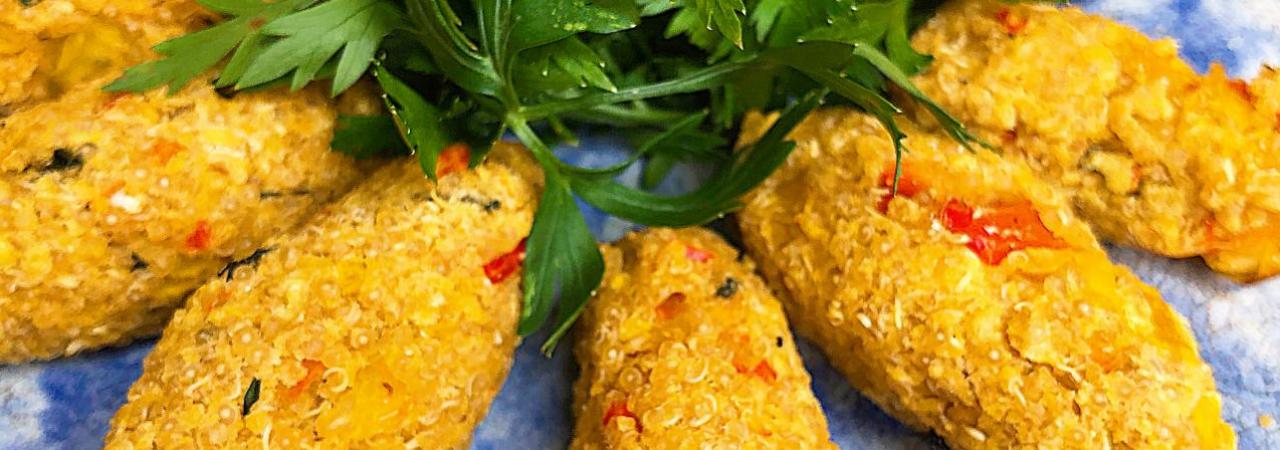Croquete de quinoa