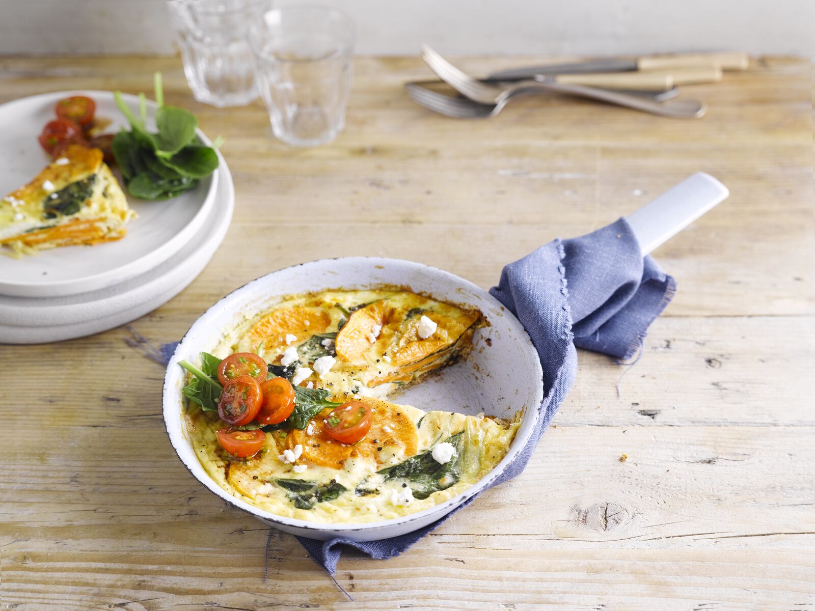 Tempura de batata doce com legumes