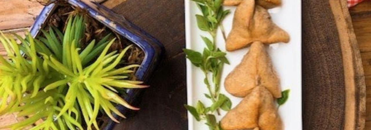 Esfiha integral de palmito